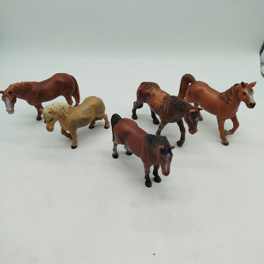 Schleich Bundle Pferde 🐴🌟 5x Figuren, gebraucht, ab 3 4 5 Jahre | ✅ geprüft 
