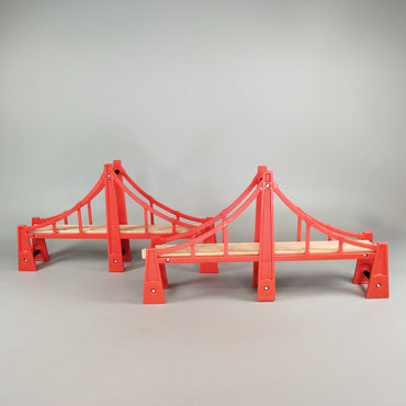 BRIO Doppel-Hängebrücke Set – leichte Gebrauchsspuren
