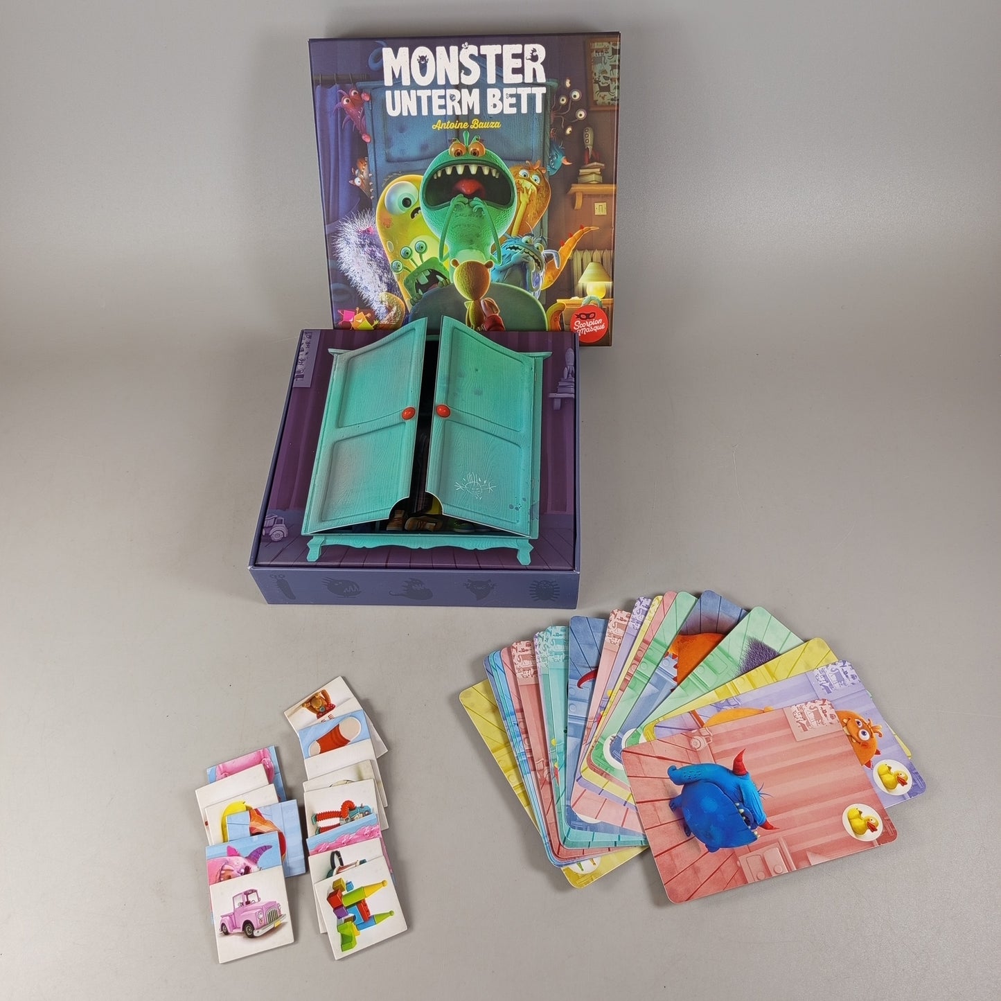 Scorpion Masqué Monster unterm Bett Brettspiel, ab 3 4 5 Jahre | ✅ geprüft 