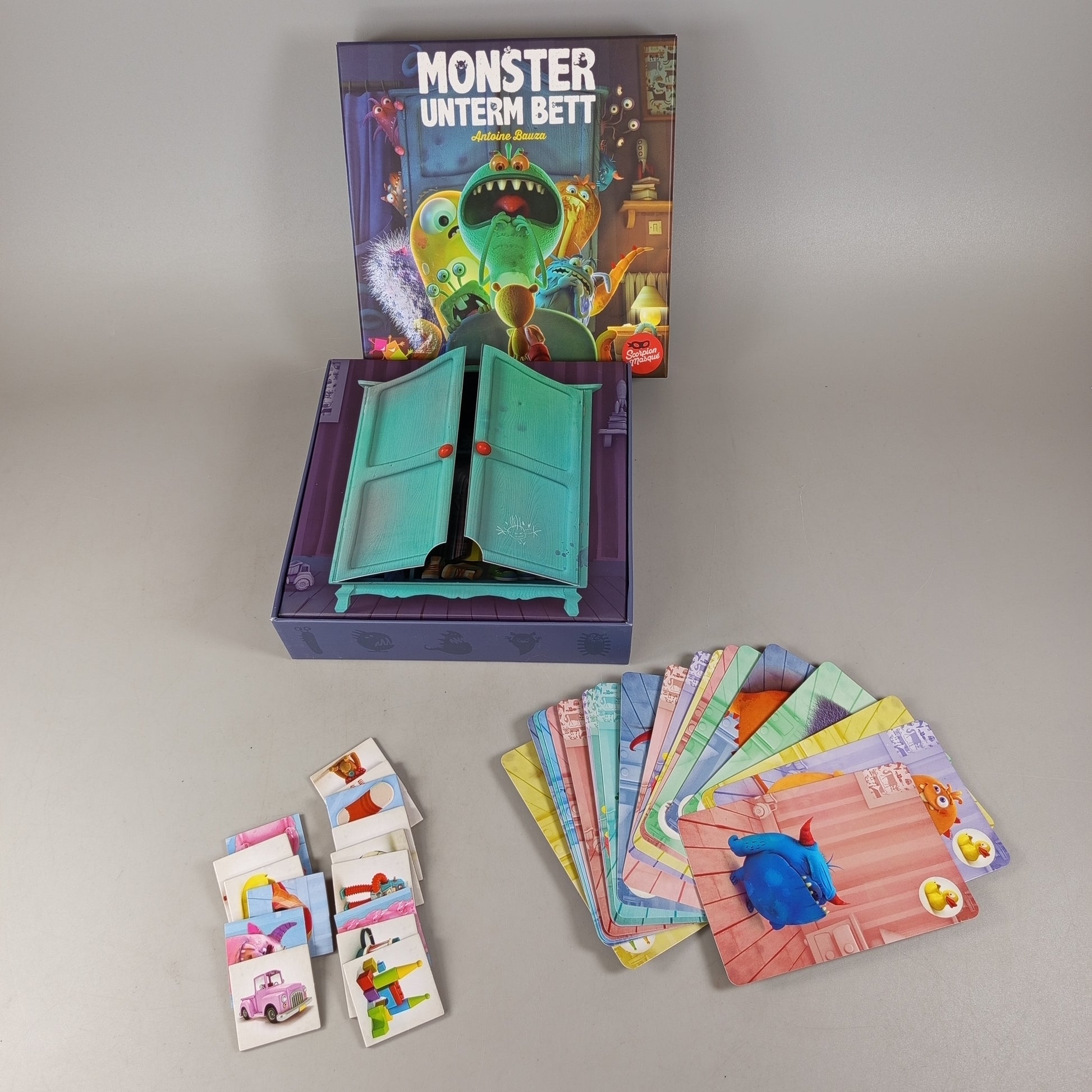 Scorpion Masqué Monster unterm Bett Brettspiel, ab 3 4 5 Jahre | ✅ geprüft 