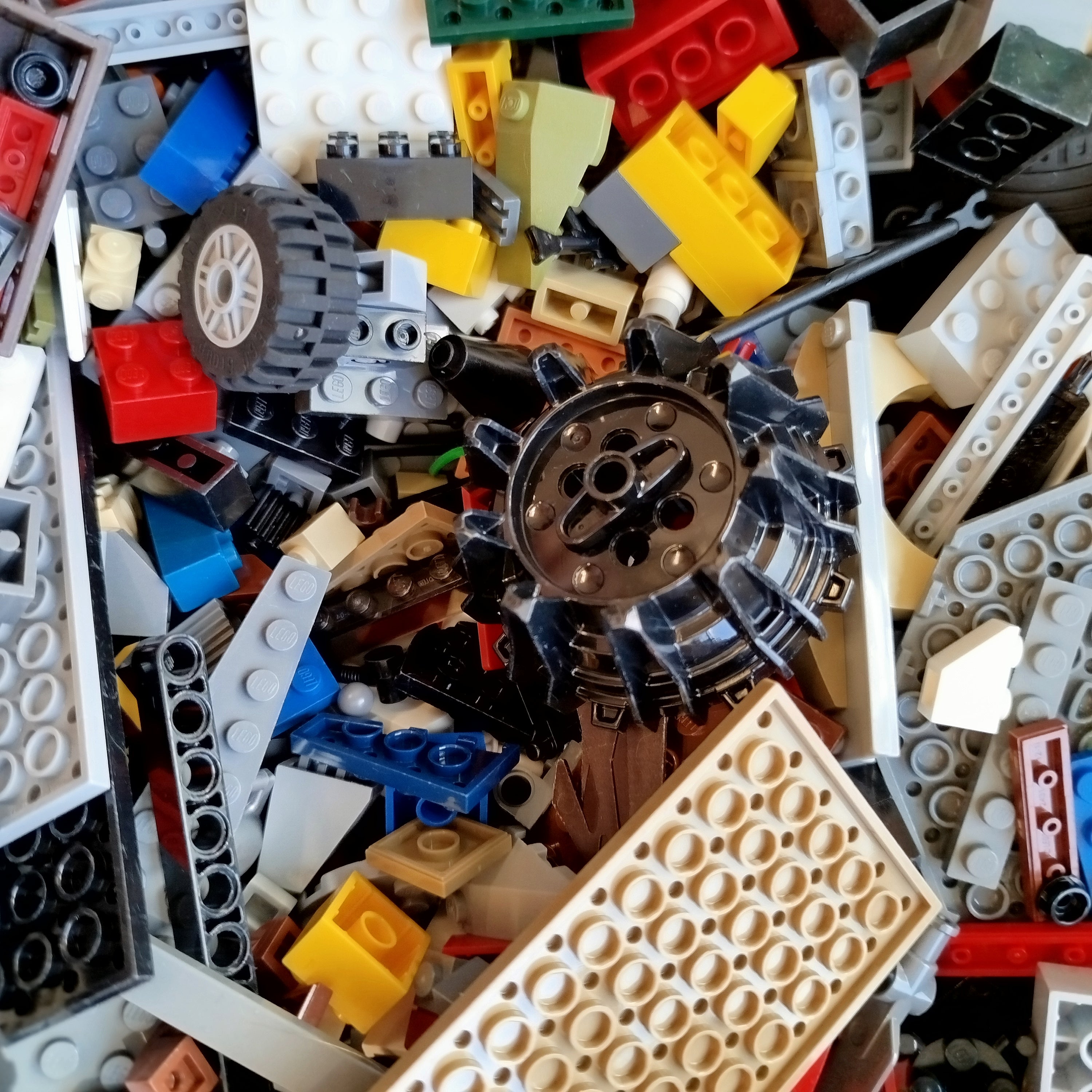 LEGO Konvolut ca. 3 kg, gemischte Teile, gut erhalten