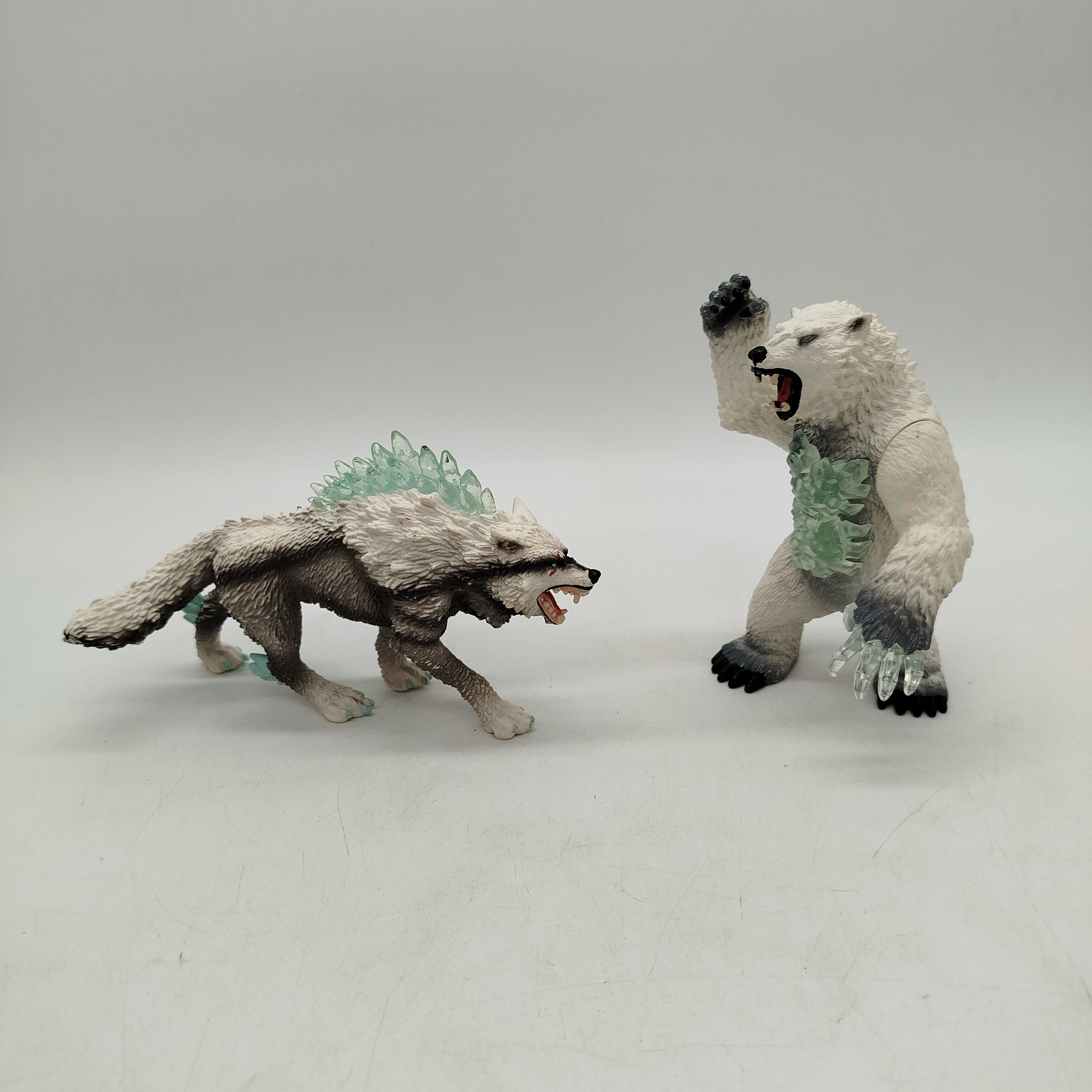Schleich Bundle Eldrador 2x Eiswolf & Eisbär ab 6 7 8 Jahre | ✅ geprüft 