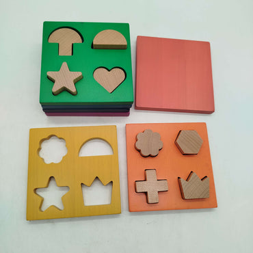 Montessori Steckspiel Formenbrett Holz Lernspiel