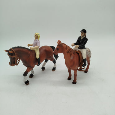 Schleich Bundle Set von 7 Pferde & Reiter Figuren