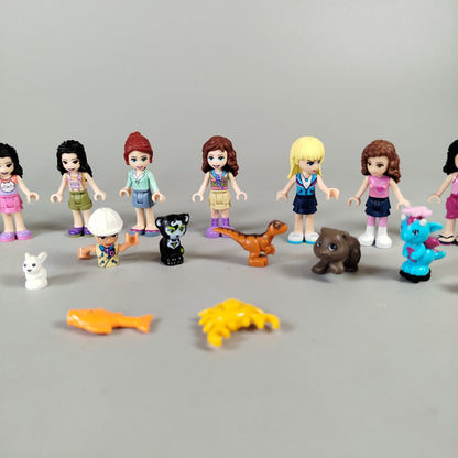 LEGO Friends Minifiguren Set von 17, wie neu