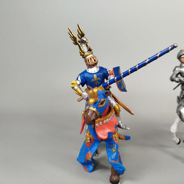 Papo Ritterfiguren Set von 3 – Mittelalterliche Ritter zu Pferd