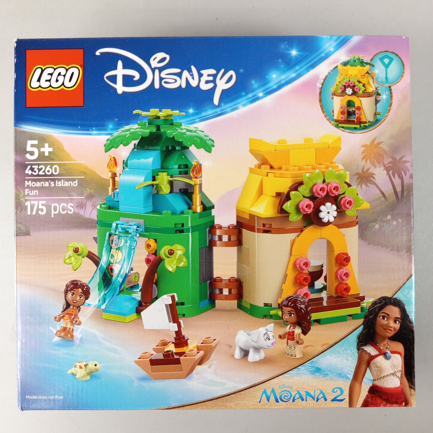 LEGO Disney Vaiana Inselspaß 43260 Bauset