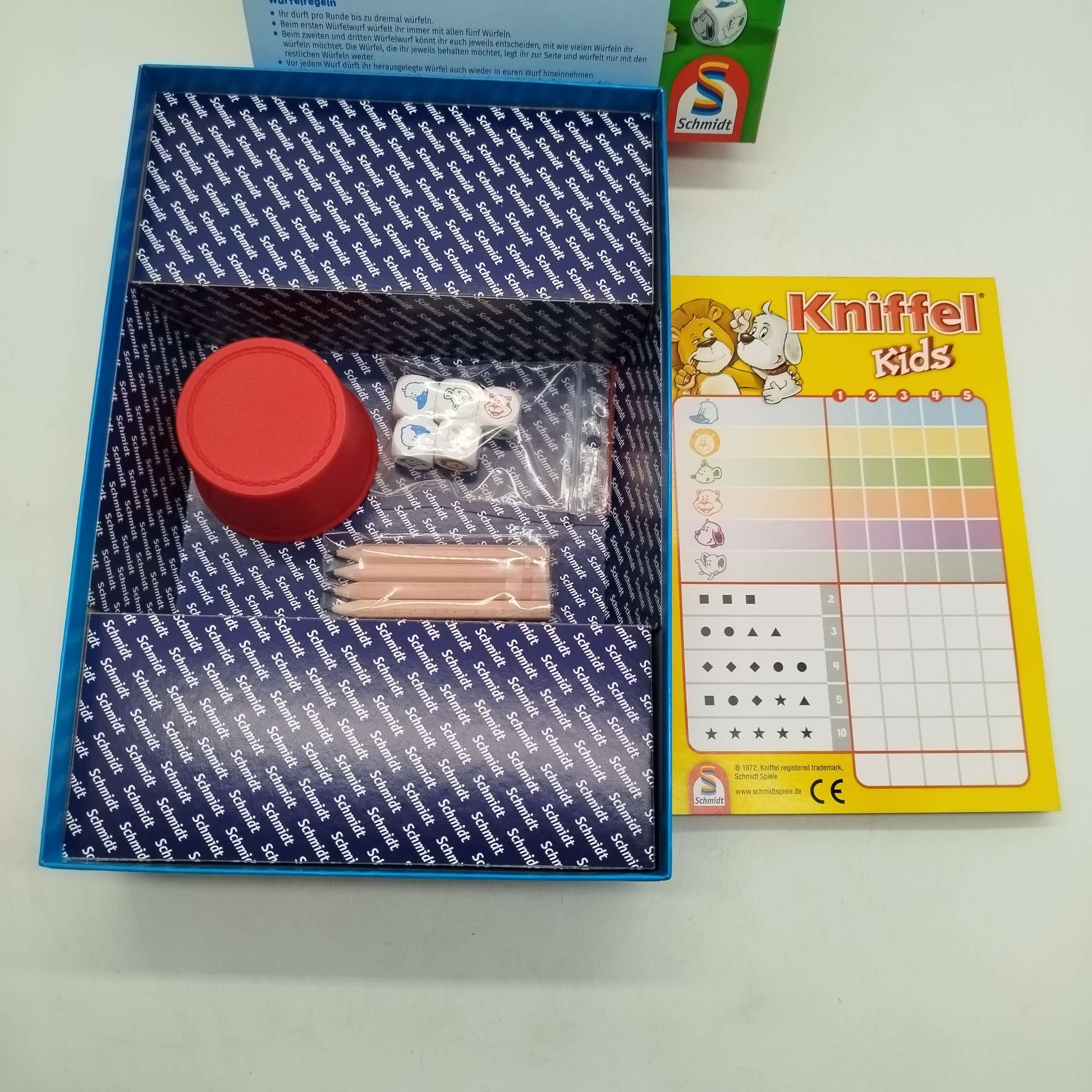 Schmidt Spiele Kniffel Kids Brettspiel, neuwertig, ab 6 7 8 Jahre | ✅ geprüft 