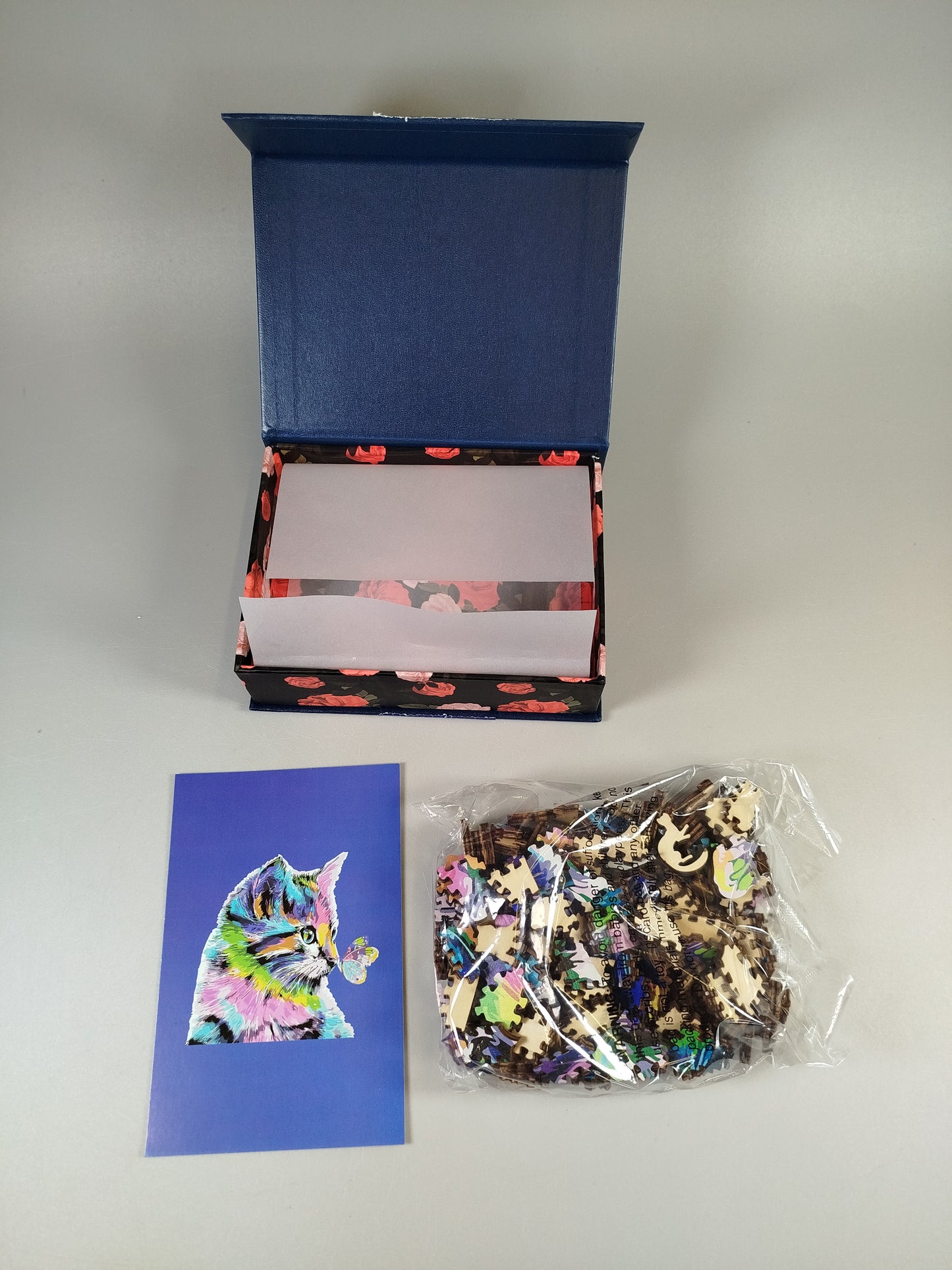 Cacilie „Bunte Katze“ Cacilie Holzpuzzel (OVP)