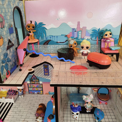 L.O.L. Surprise! Bundle Puppenhaus mit 15+ Puppen & Möbel