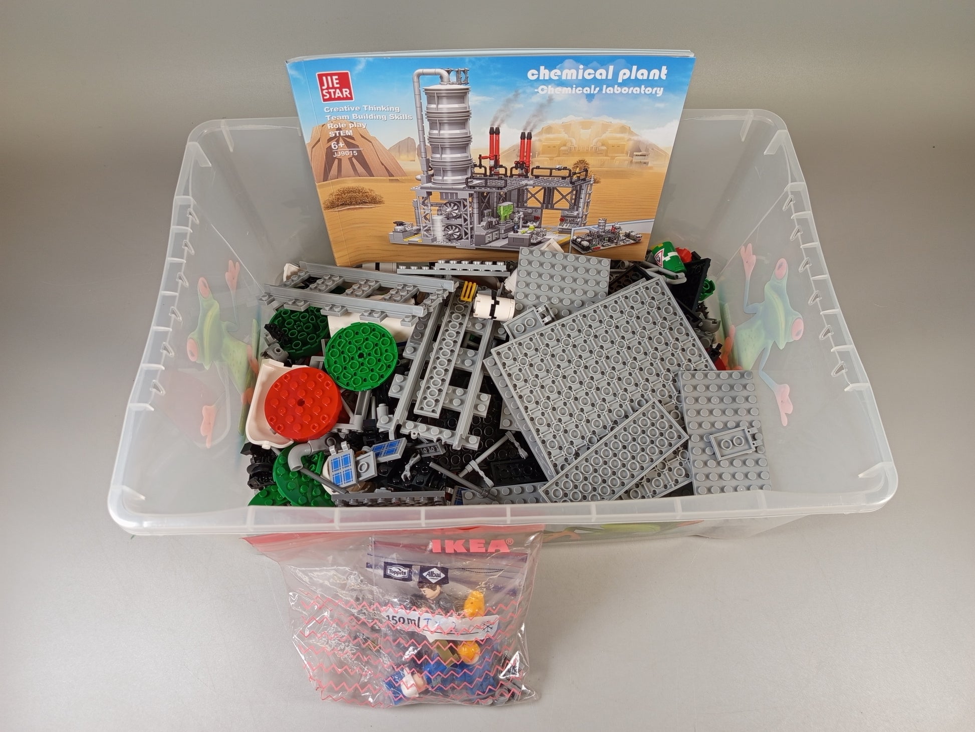 Jie Star Bausteine Chemiefabrik Set JD3014 JD3015 JD3016, kompatibel mit LEGO