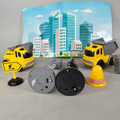 Bundle Baustelle Set von 14 Fahrzeuge & Ampel