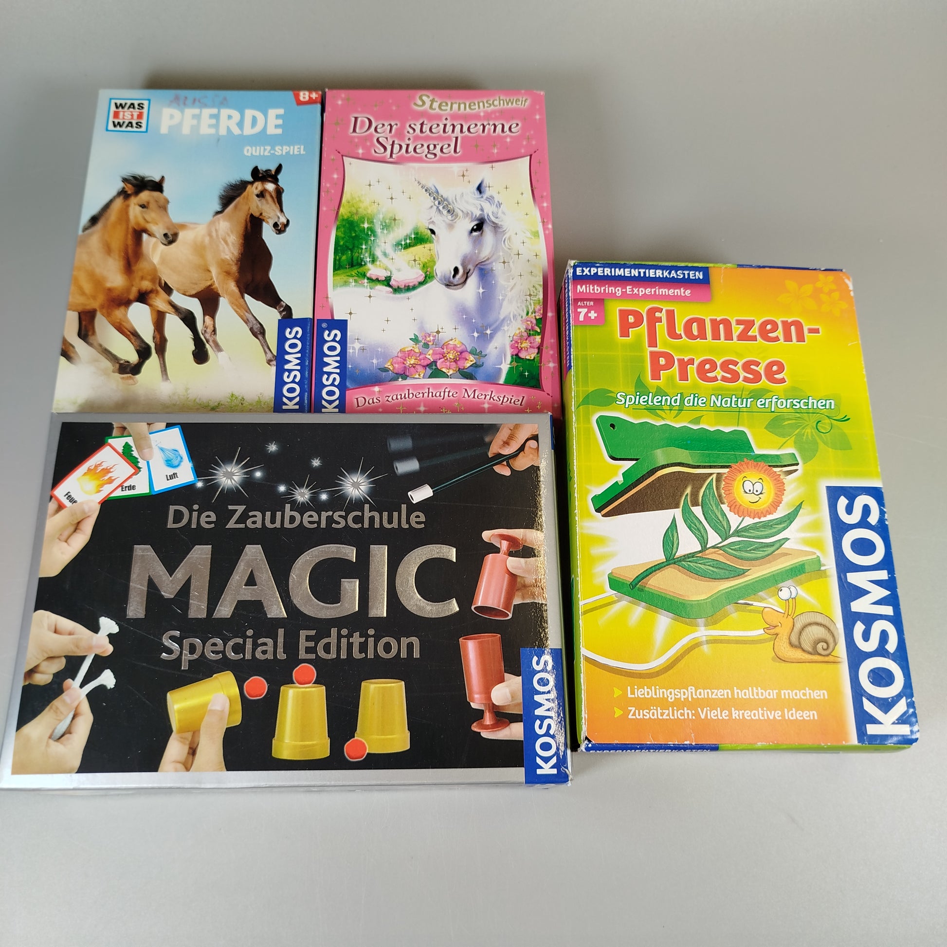Kosmos Experimentierset - Quizspiel & Zauberschule, 5er Set