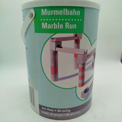 Murmelbahn Marble Run 40-teilig Holzbauklötze Set