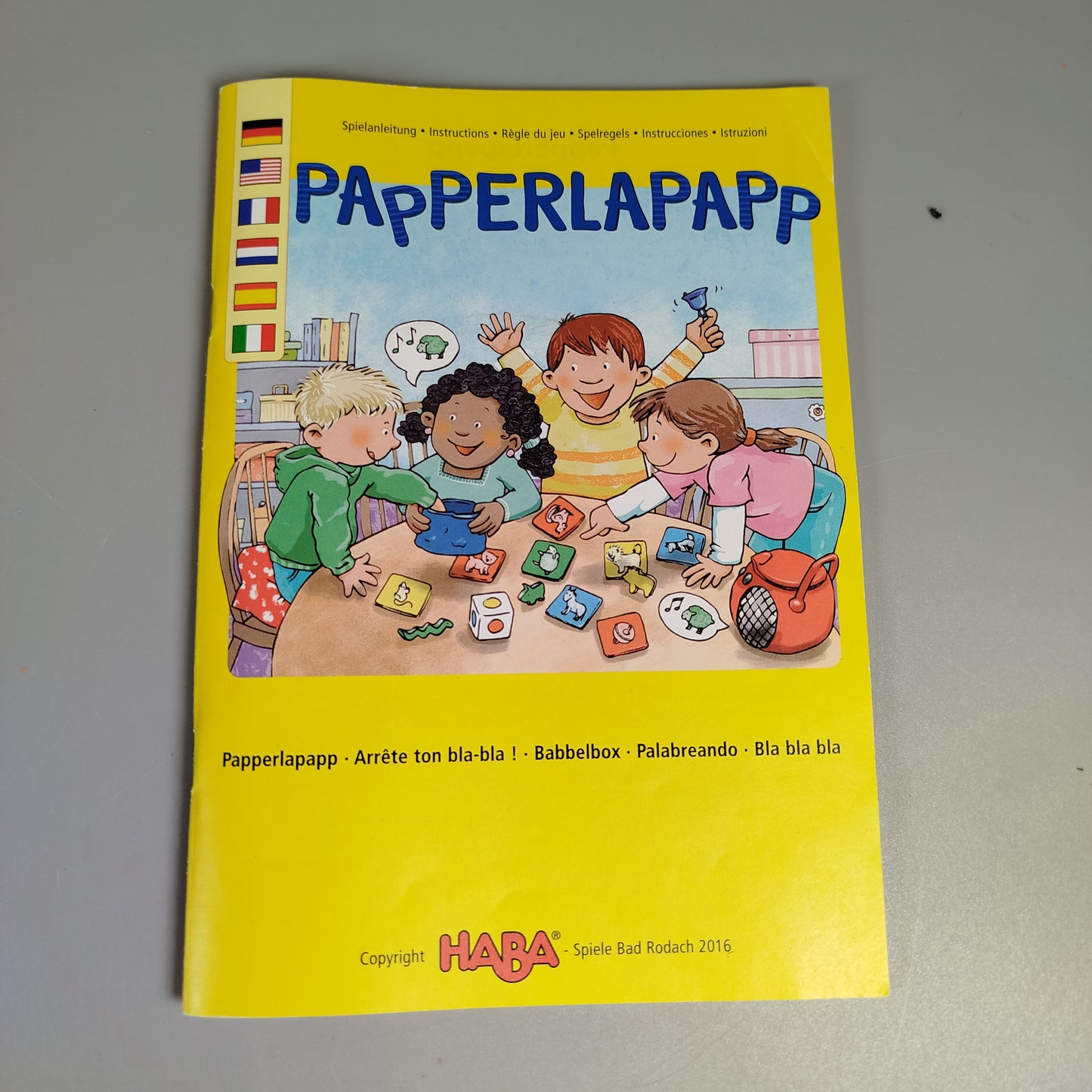 HABA Brettspiel Papperlapapp - Komplettset