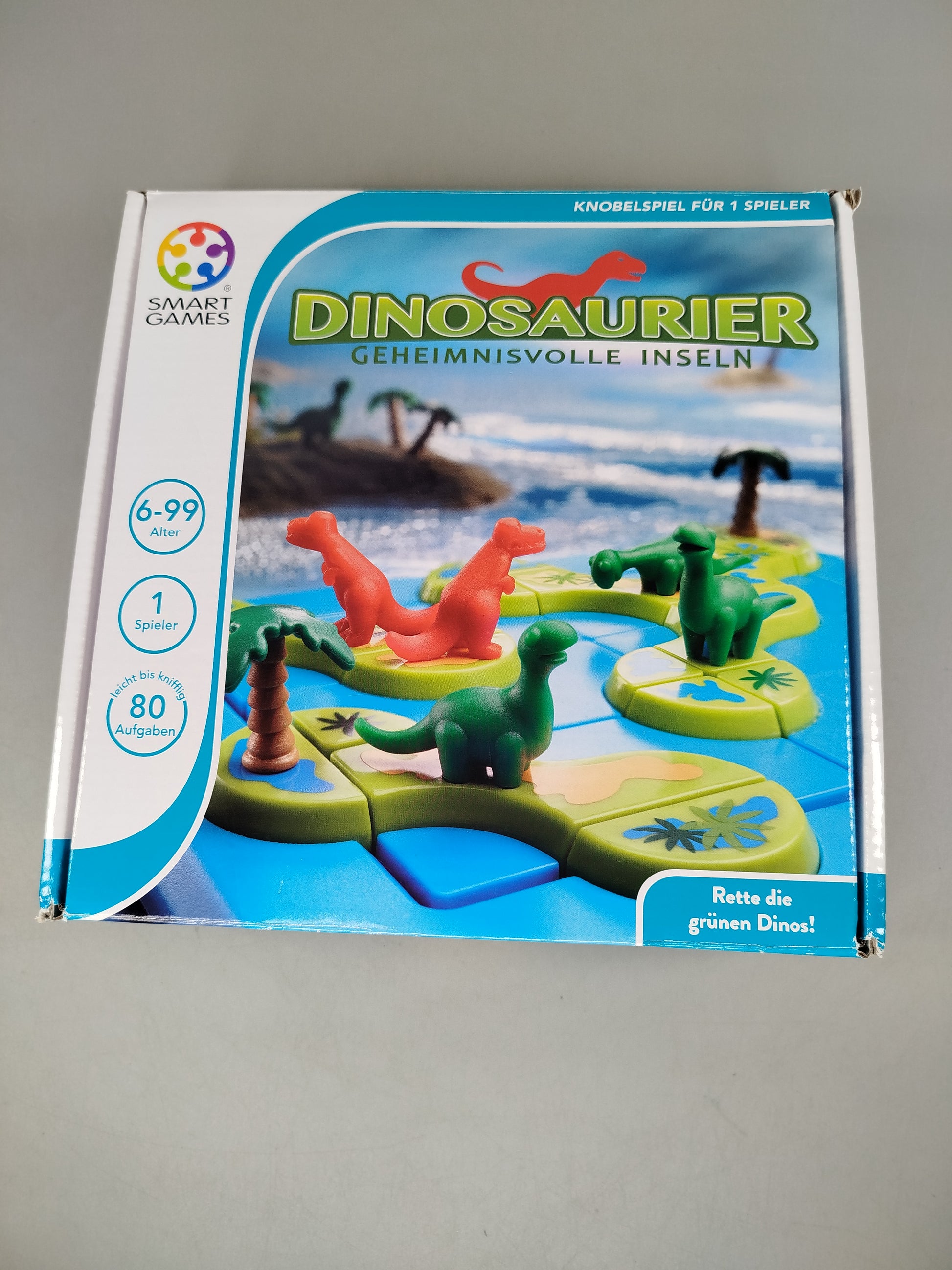SmartGames Brettspiel Dinosaurier – Geheimnisvolle Inseln, OVP