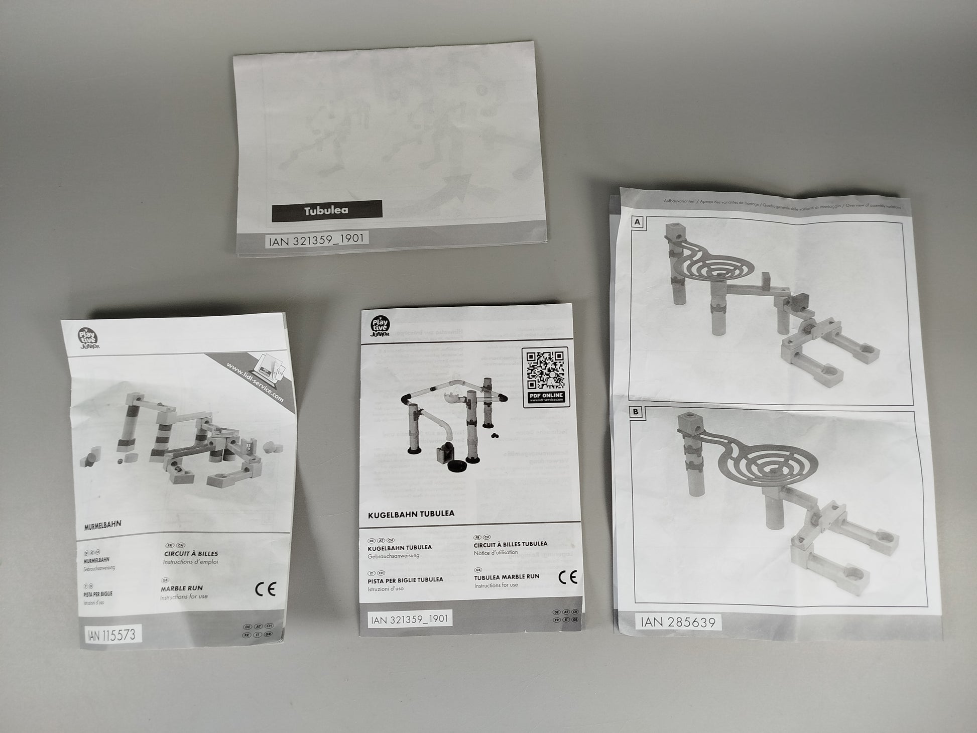 Playtive Junior Kugelbahn Set mit Plastikteilen, sehr guter Zustand
