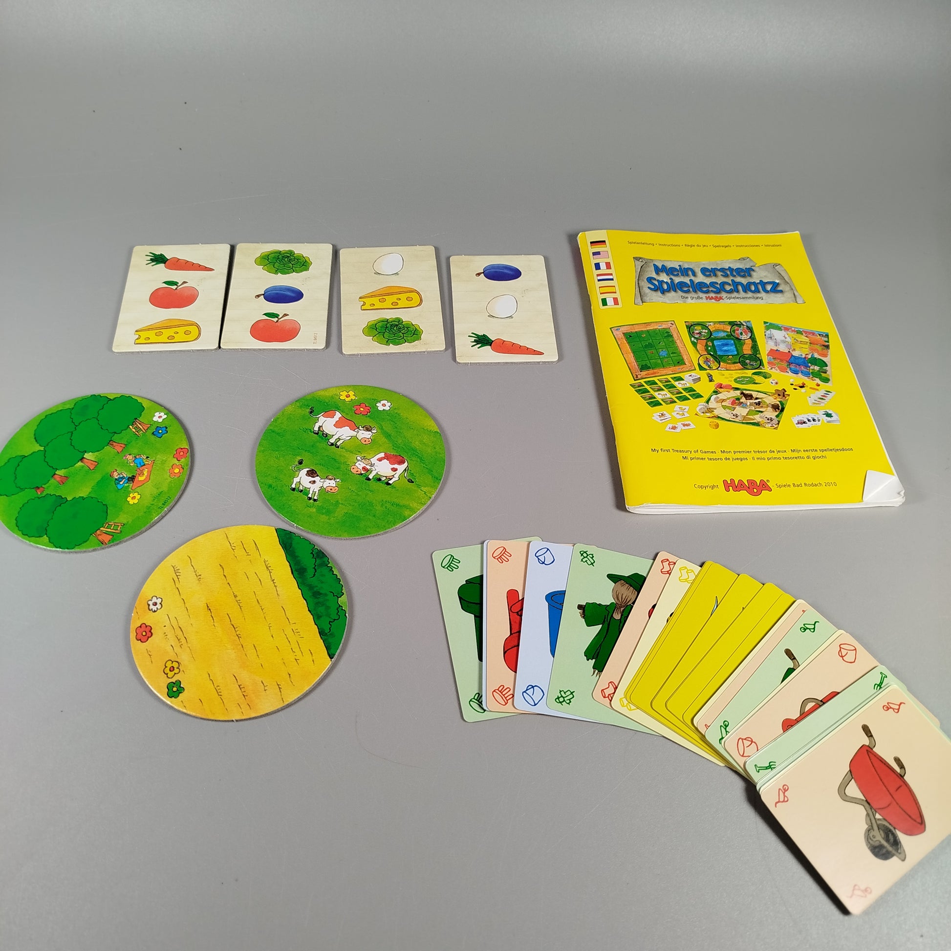 HABA Mein erster Spieleschatz – Brettspiel-Set für Kinder
