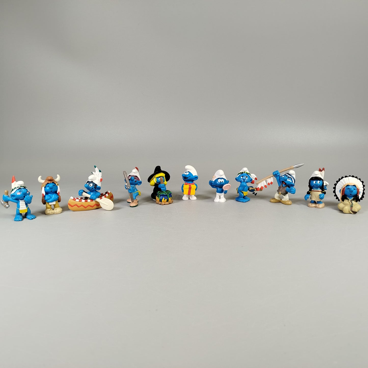 Schleich Schlümpfe Indianer & Pilger Set – 11 Figuren