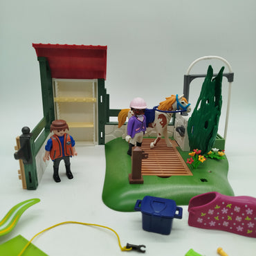 Playmobil Pferdewaschplatz 6929 Set, gebraucht, ab 6 7 8 Jahre | ✅ geprüft 