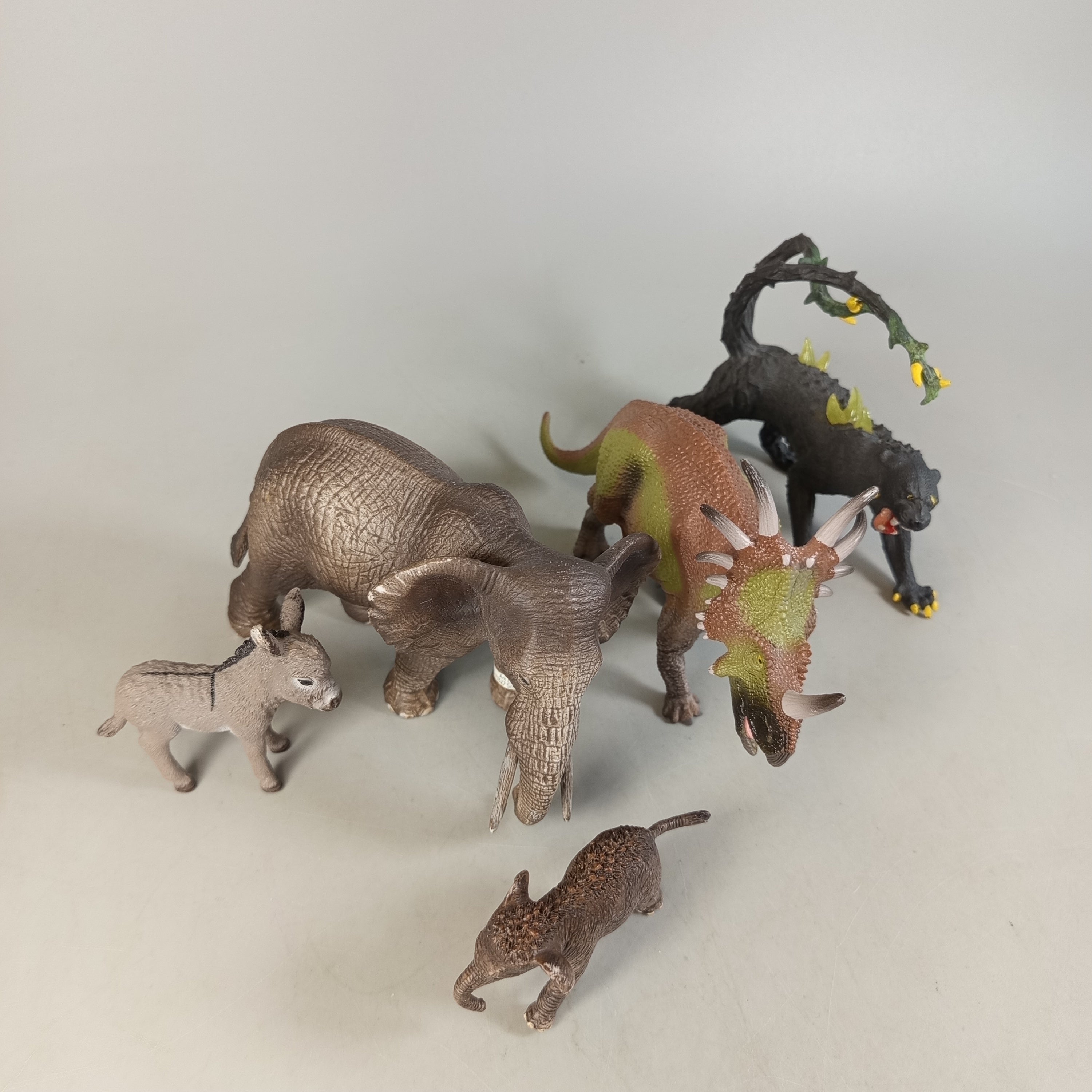 Schleich Bundle Tiere&Dino Set von 6 Figuren, ab 3 4 5 Jahre | ✅ geprüft 