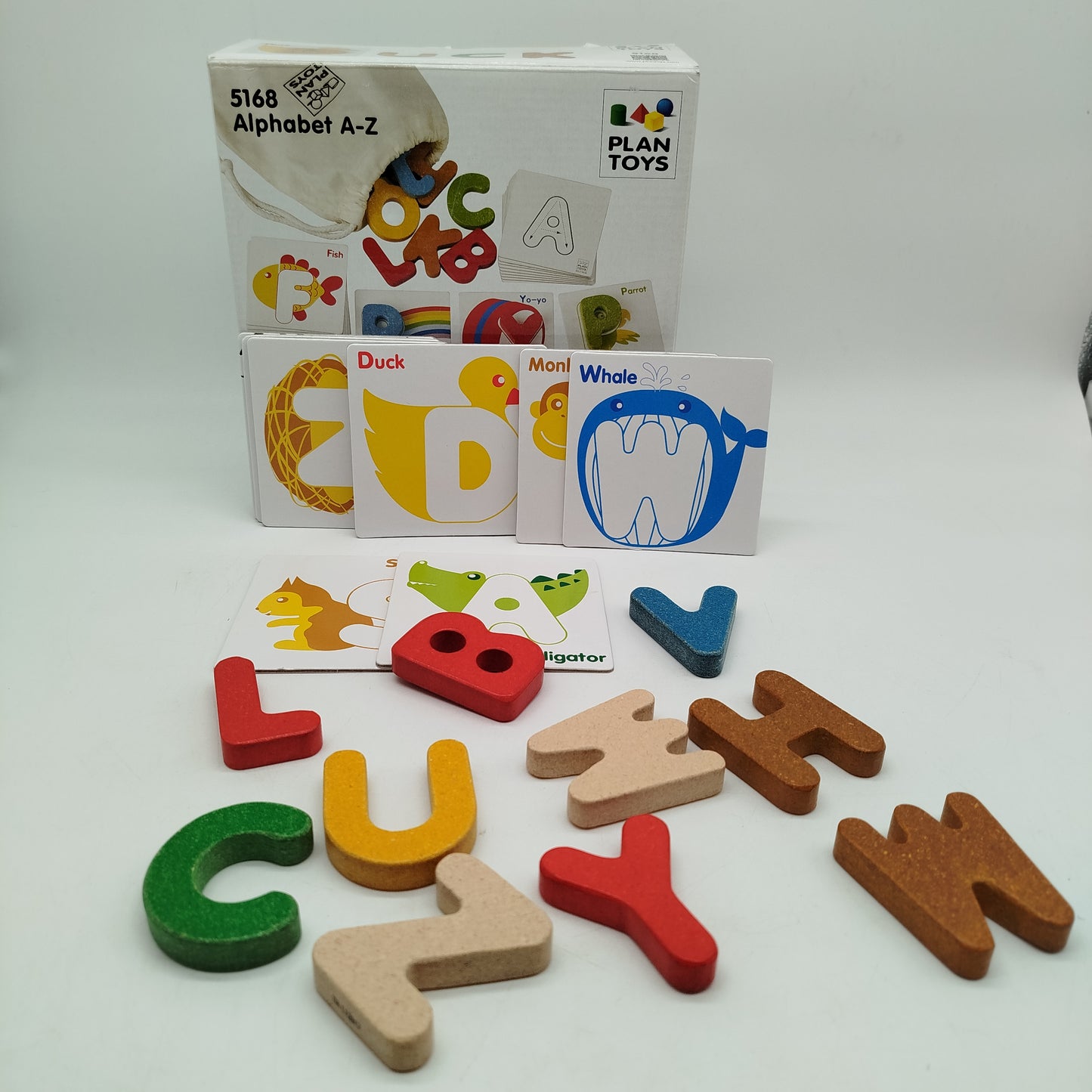 Plan Toys Alphabet Lernspiel A-Z – Buchstaben & Karten, OVP