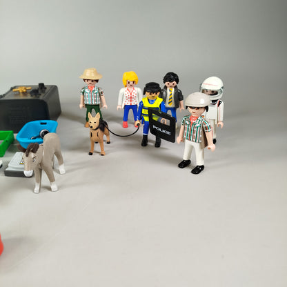 Konvolut Playmobil Fahrzeuge & Marktszene ca. 1,0 kg, gebraucht, ab 3 Jahre 