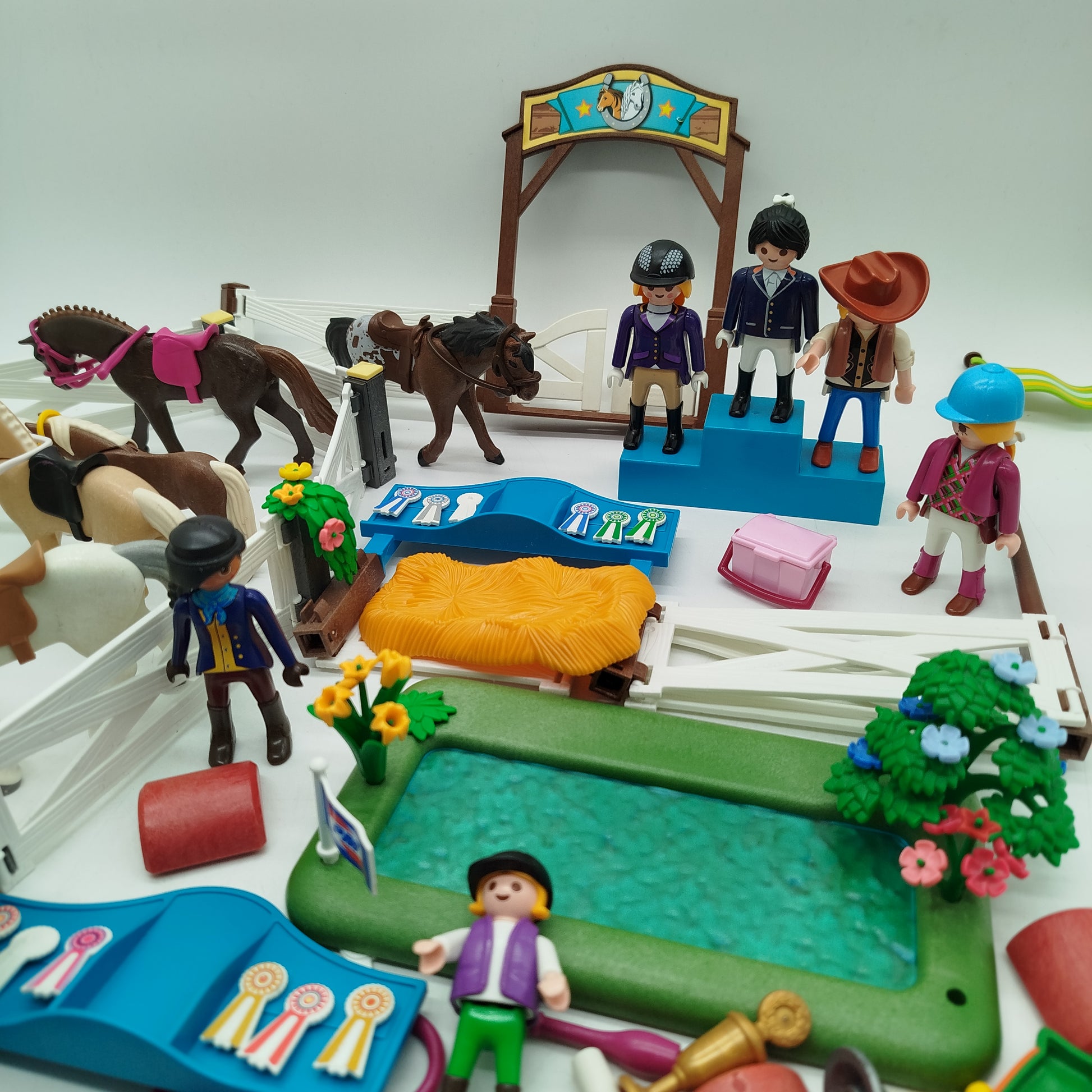 Playmobil Bundle Reitturnier Pferde,gebraucht,ab 6 7 8 Jahre | ✅ geprüft 
