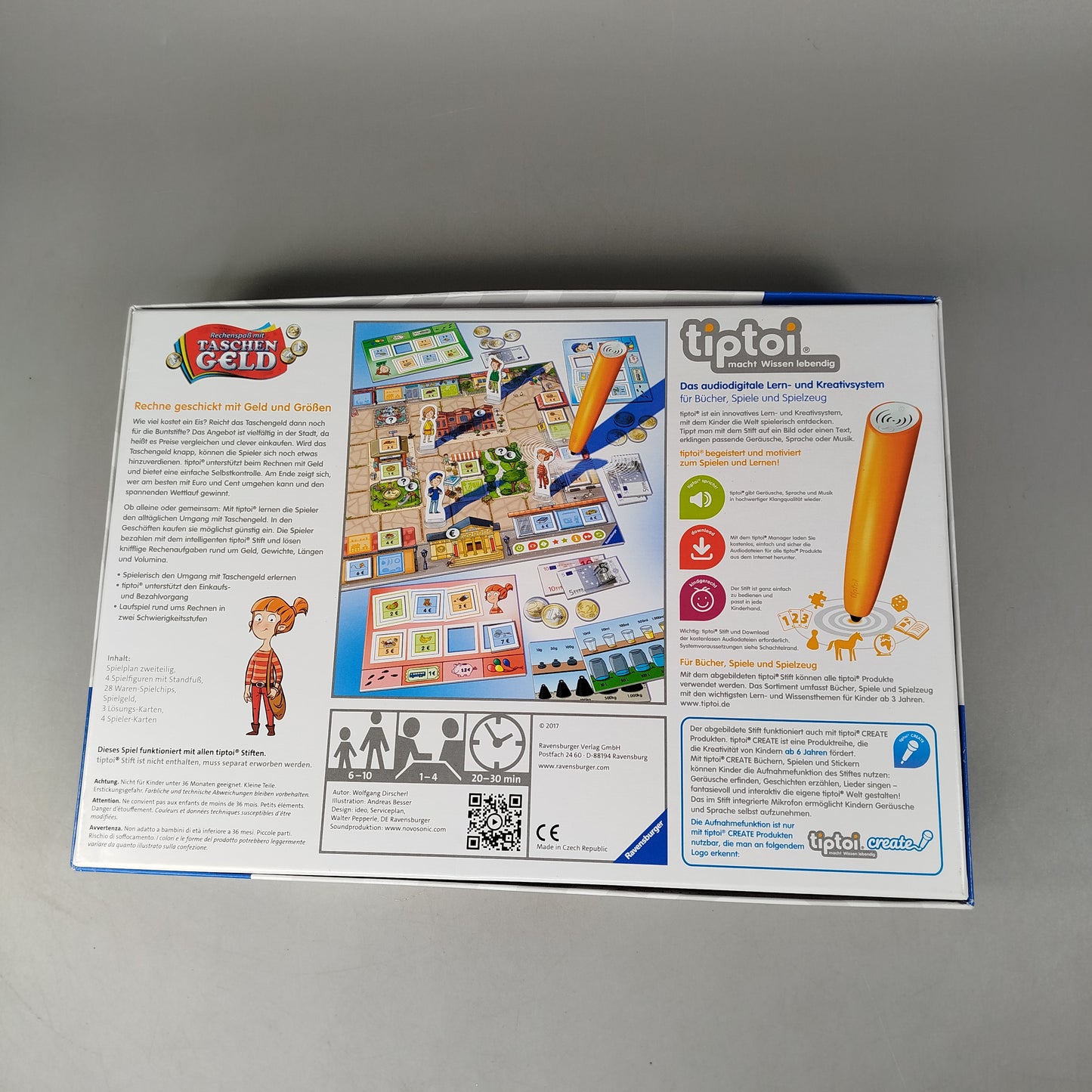 Ravensburger tiptoi Rechenspaß mit Taschengeld 00014 Lernspiel