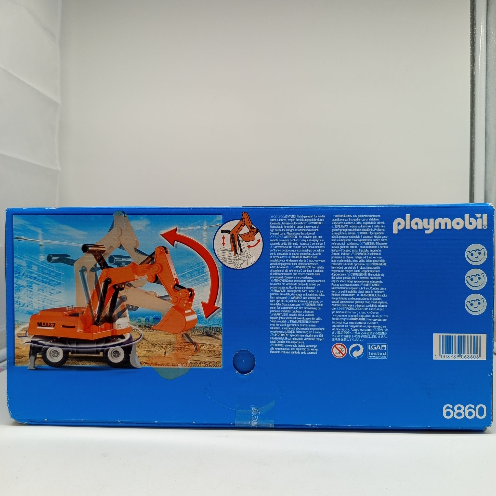 Playmobil City Action 6860 – Bagger MAXX7 Set, neu