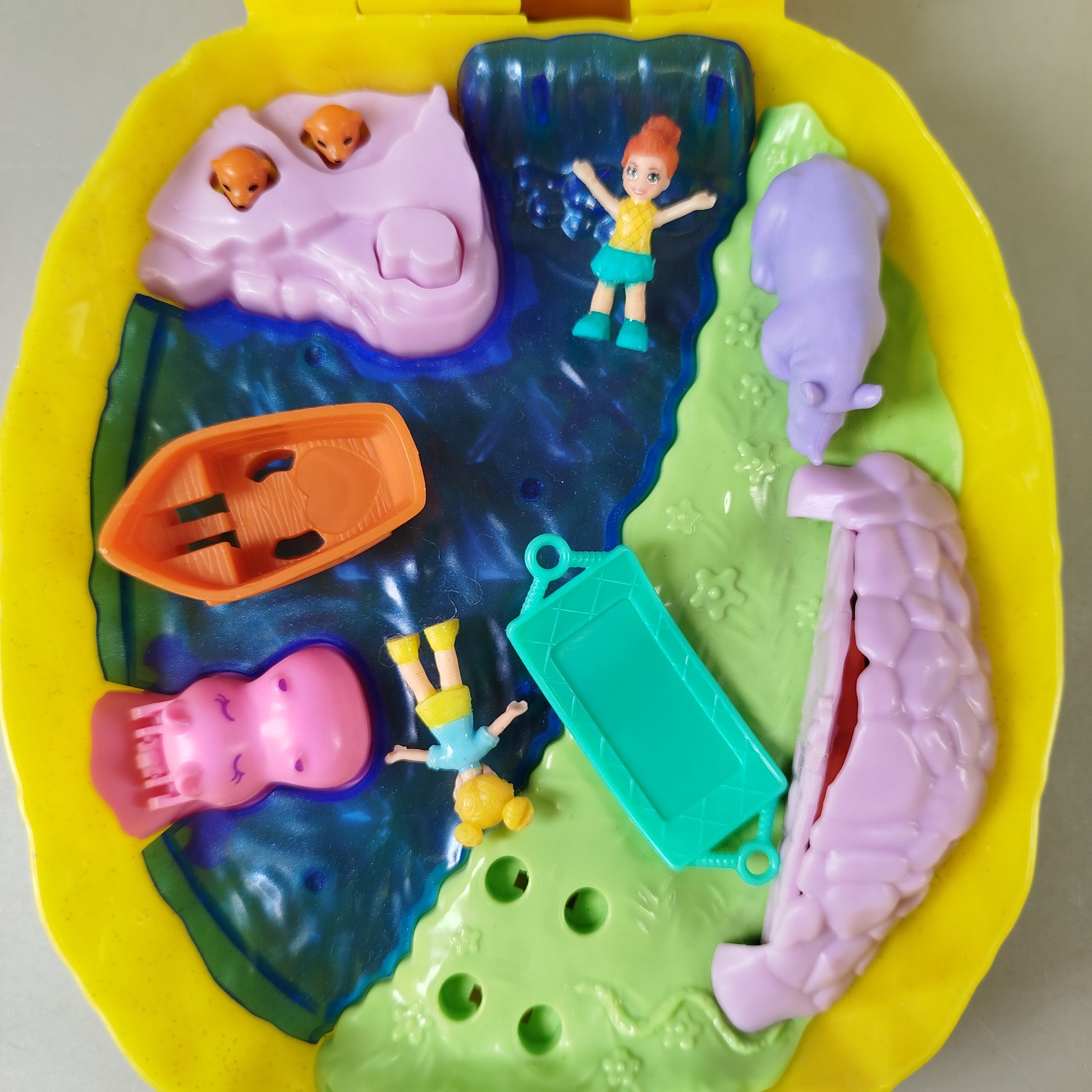 Polly Pocket Kompakt-Spielsets – Dschungel & Abenteuer, Set von 2