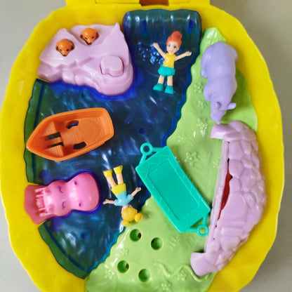 Polly Pocket Kompakt-Spielsets – Dschungel & Abenteuer, Set von 2