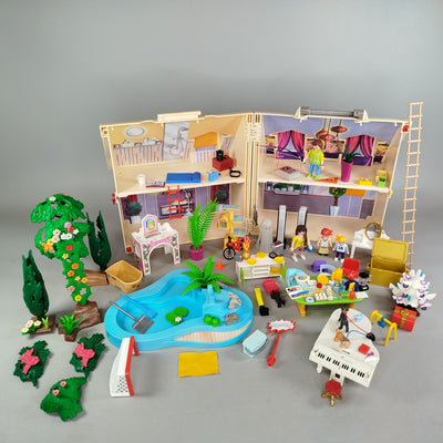 Playmobil Bundle Spielhaus Figuren & Möbel