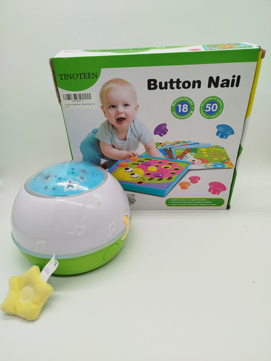  Chicco Nachtlicht & Tinoteen Knöpfe-Mosaik Set 