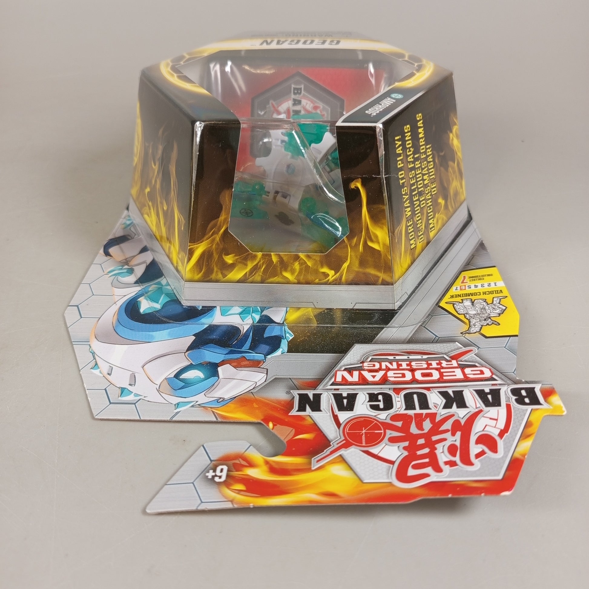 Bakugan Geogan Rising Amphrog – Actionfigur, OVP, neu