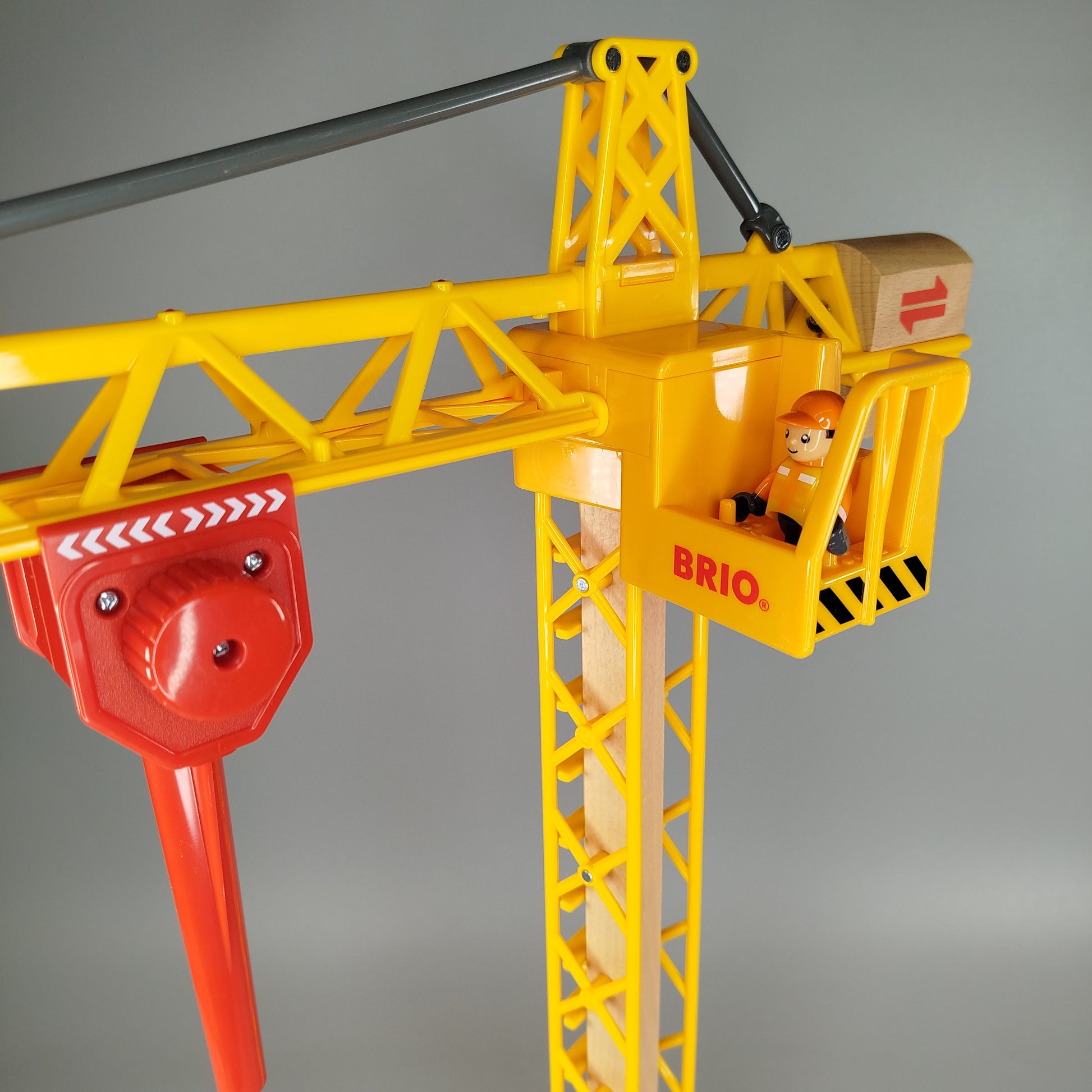 BRIO 🙂🏠 Holzkran mit Figur, wie neu, ab 3 4 5 Jahre | ✅ geprüft 