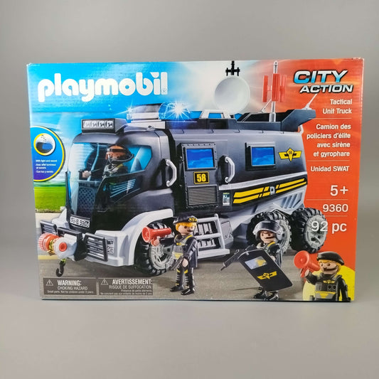 Playmobil Tactical Unit Truck 9360 LKW mit Zubehör & Licht & Sound