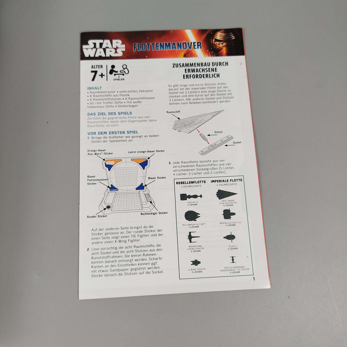 Hasbro Star Wars Flottenmanöver Brettspiel & Strategiespiel