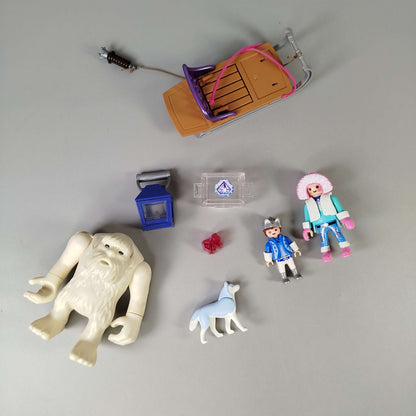 Playmobil Yeti mit Schlitten 9473 Figuren-Set mit Zubehör