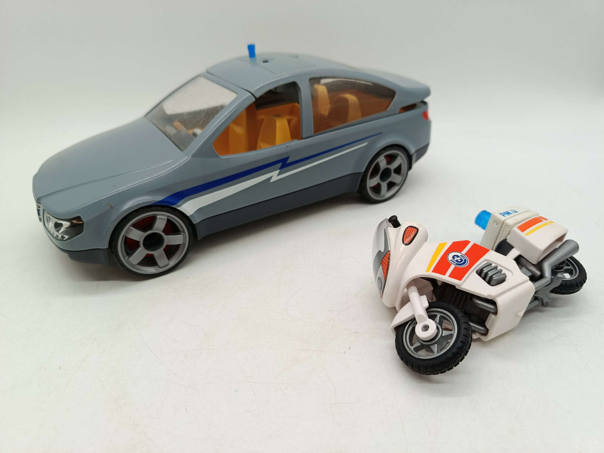 Playmobil Bundle Polizei 9361 SEK Set von 2 Auto & Motorrad