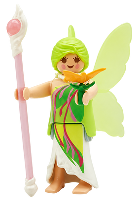 Grüne Fee mit grünen Flügeln