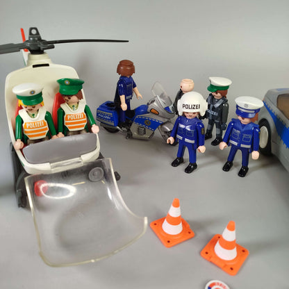 Playmobil Bundle Polizei 5179 großes Set Fahrzeuge & Figuren