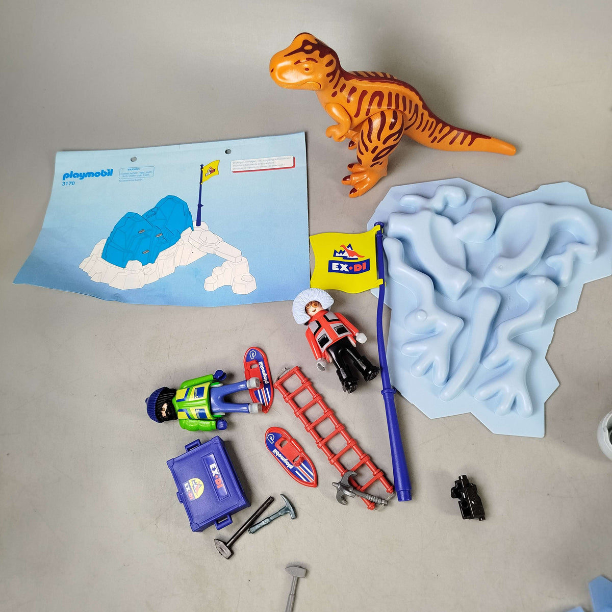 Playmobil Bundle Dinosaurier 3170 3184 3191 3193 Set von 4 Figuren
