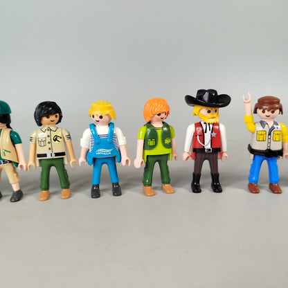Playmobil Figuren Set von 18 Charakteren – Clown, Cowboy, Feuerwehrmann