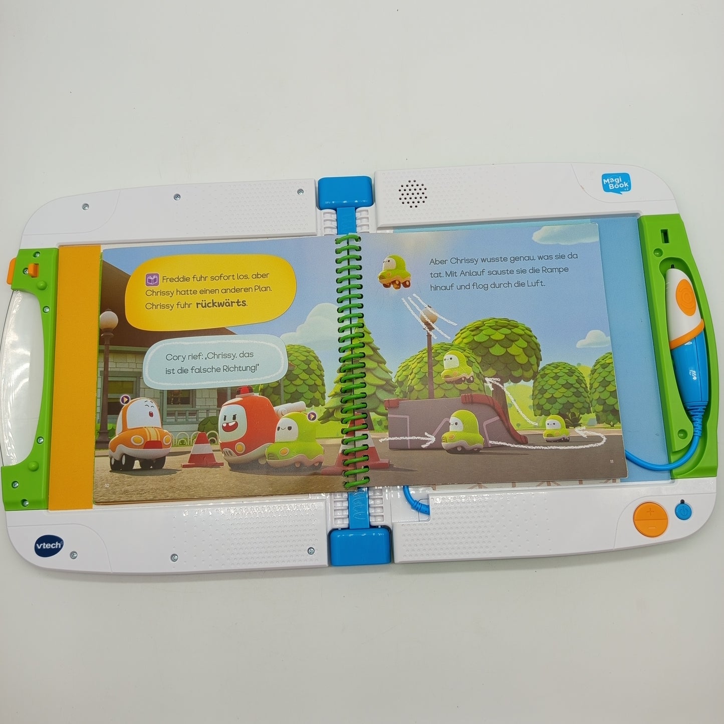 VTech MagiBook v2 Lernsystem Set mit Buch Die Superheldenschule
