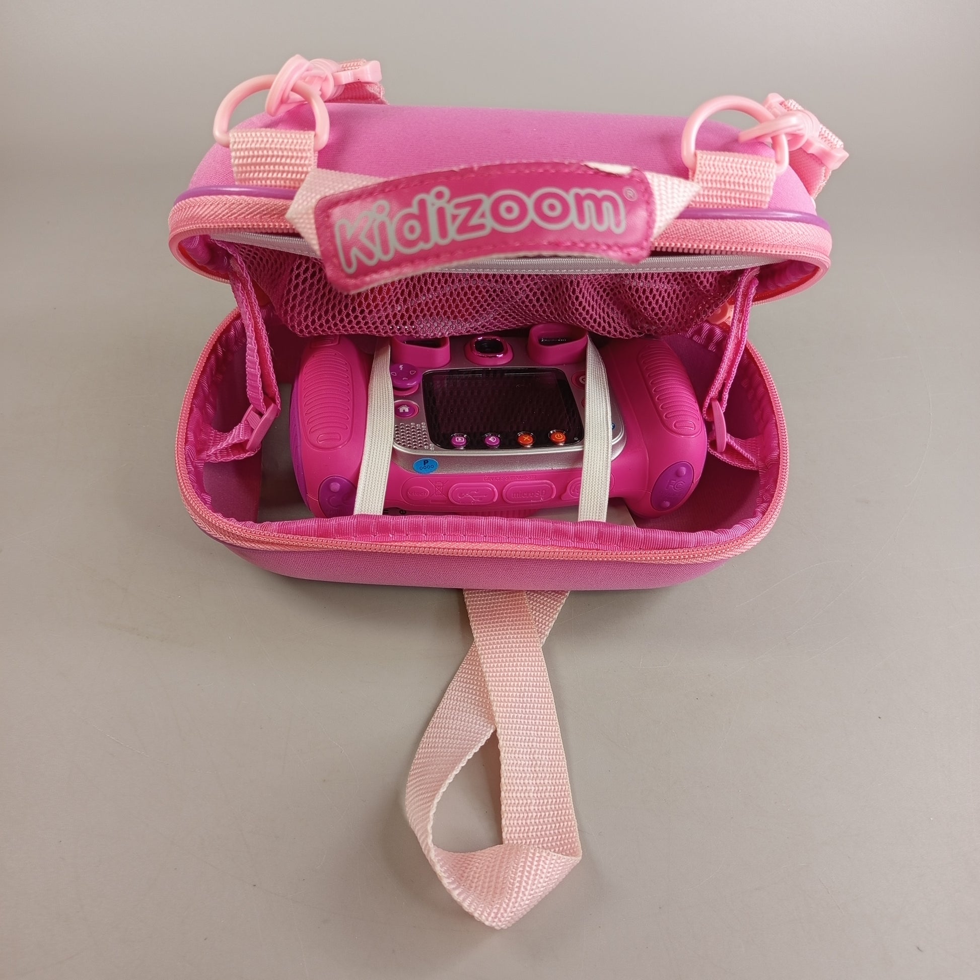 VTech Kidizoom Duo 5.0 Kinderkamera pink – mit Tasche & Zubehör