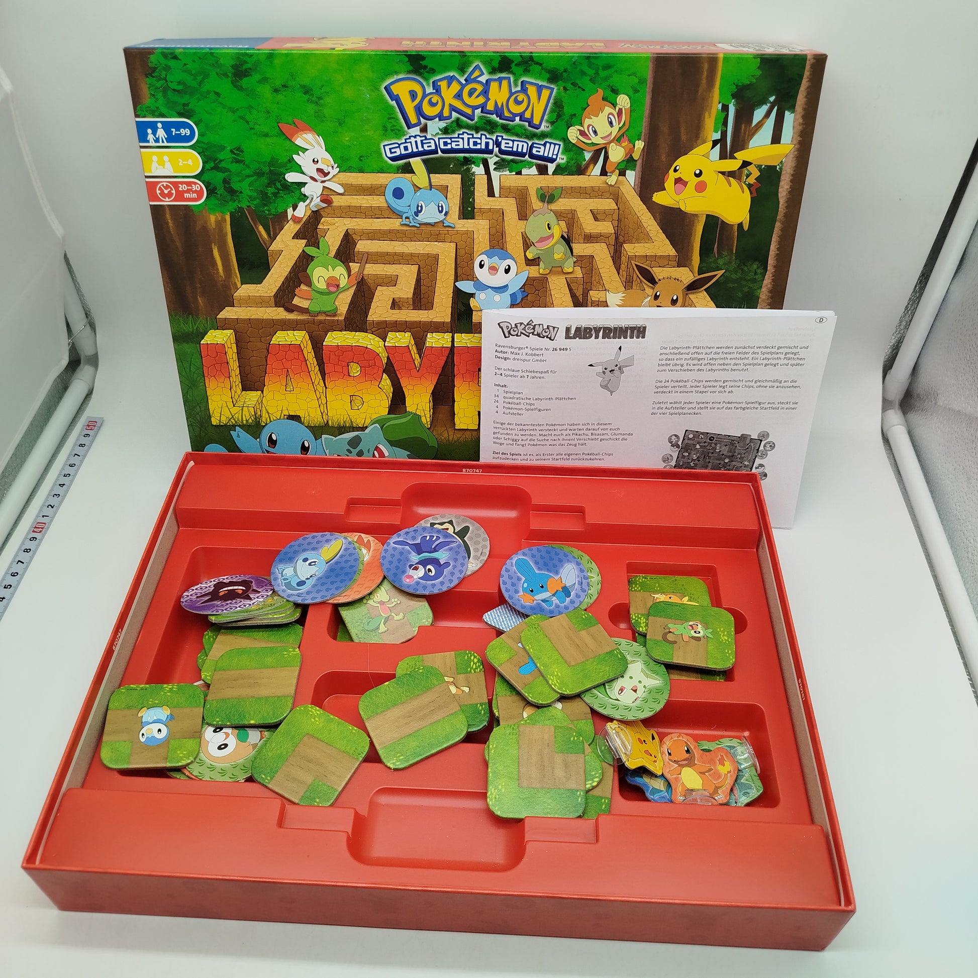 Ravensburger Brettspiel – Pokémon Labyrinth, OVP 