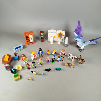 Playmobil Bundle Figuren großes Set Tiere & Möbel