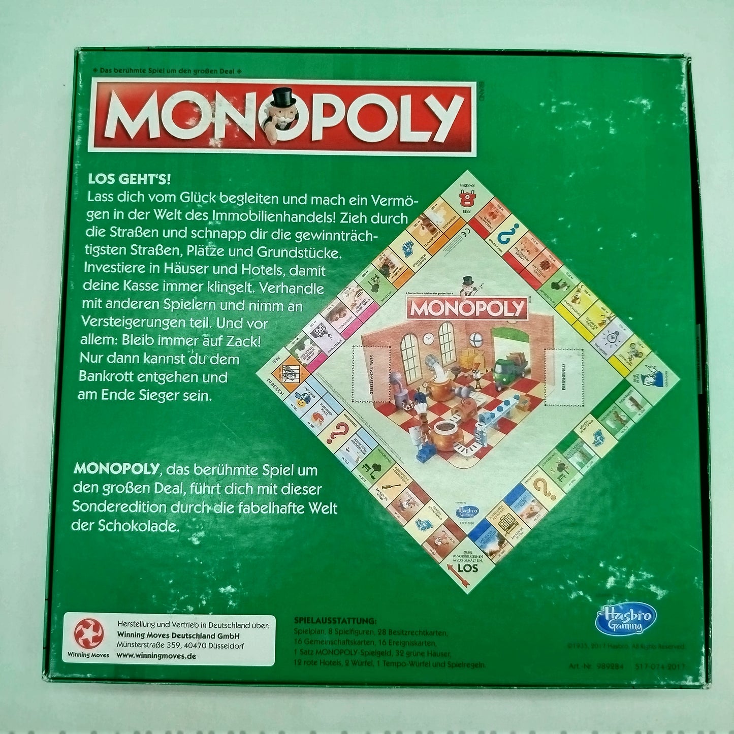 Hasbro Monopoly Schokoladen Edition Brettspiel, OVP