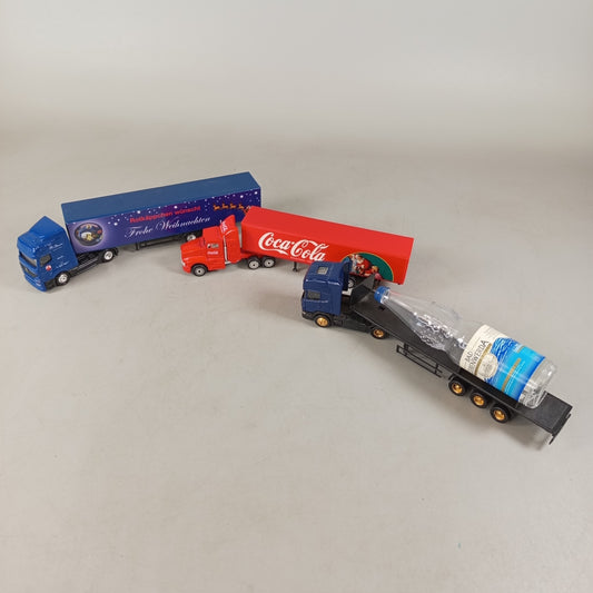 Bundle Weihnachts LKW 3x Coca-Cola Rotkäppchen